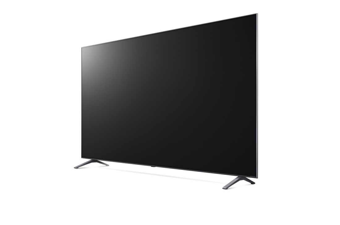LG 75'' TV 8K NanoCell Έξυπνος Επεξεργαστής α9 3ης γενιάς Full Array Dimming Pro, πλαϊνή όψη σε γωνία 30 μοιρών, 75NANO996NA, thumbnail 3