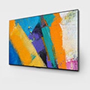 LG 55'' TV OLED 4K Gallery Mode Έξυπνος Επεξεργαστής α9 3ης γενιάς, πλαϊνή όψη σε γωνία 30 μοιρών, OLED55GX6LA, thumbnail 4