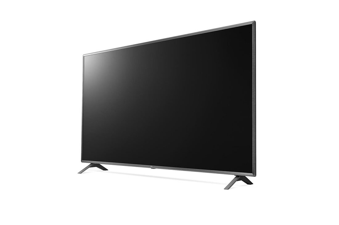LG 75'' TV UHD 4K Έξυπνος Επεξεργαστής α7 3ης γενιάς ThinQ AI, πλαϊνή όψη σε γωνία 30 μοιρών, 75UN85006LA, thumbnail 3