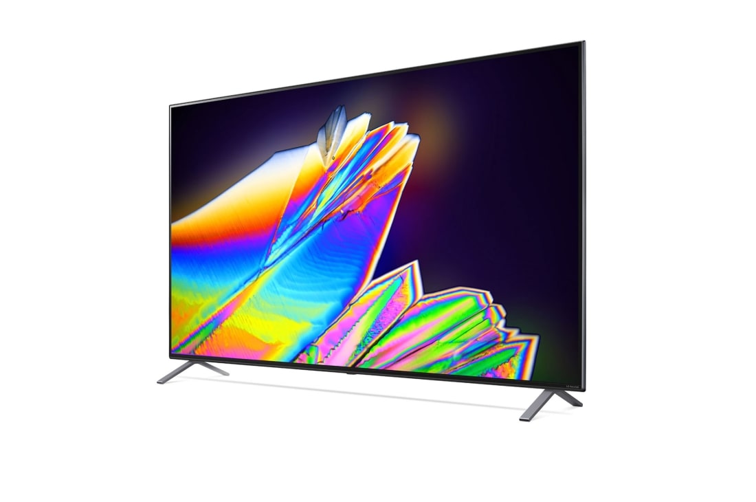 LG 55'' TV NanoCell 8K Έξυπνος Επεξεργαστής α9 3ης γενιάς Full Array Dimming, πλαϊνή όψη σε γωνία 30 μοιρών, 55NANO956NA, thumbnail 4
