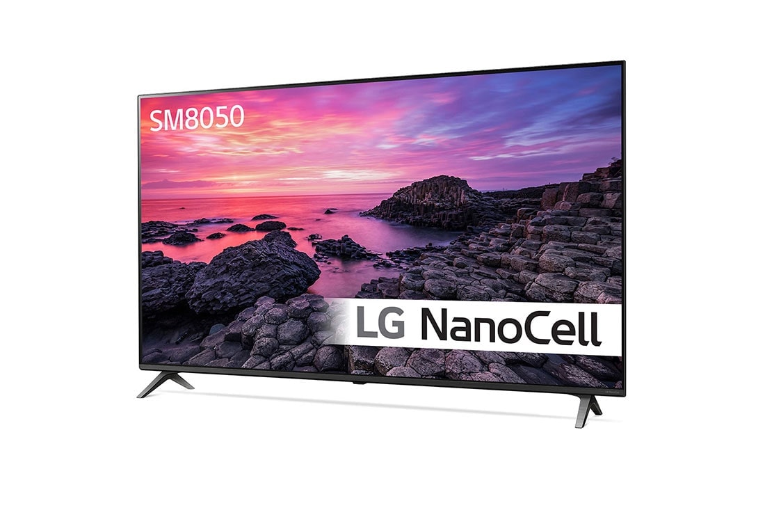 LG 49'' TV NanoCell 4K Quad Core Processor AI Smart, μπροστινή όψη, 49SM8050PLC, thumbnail 2