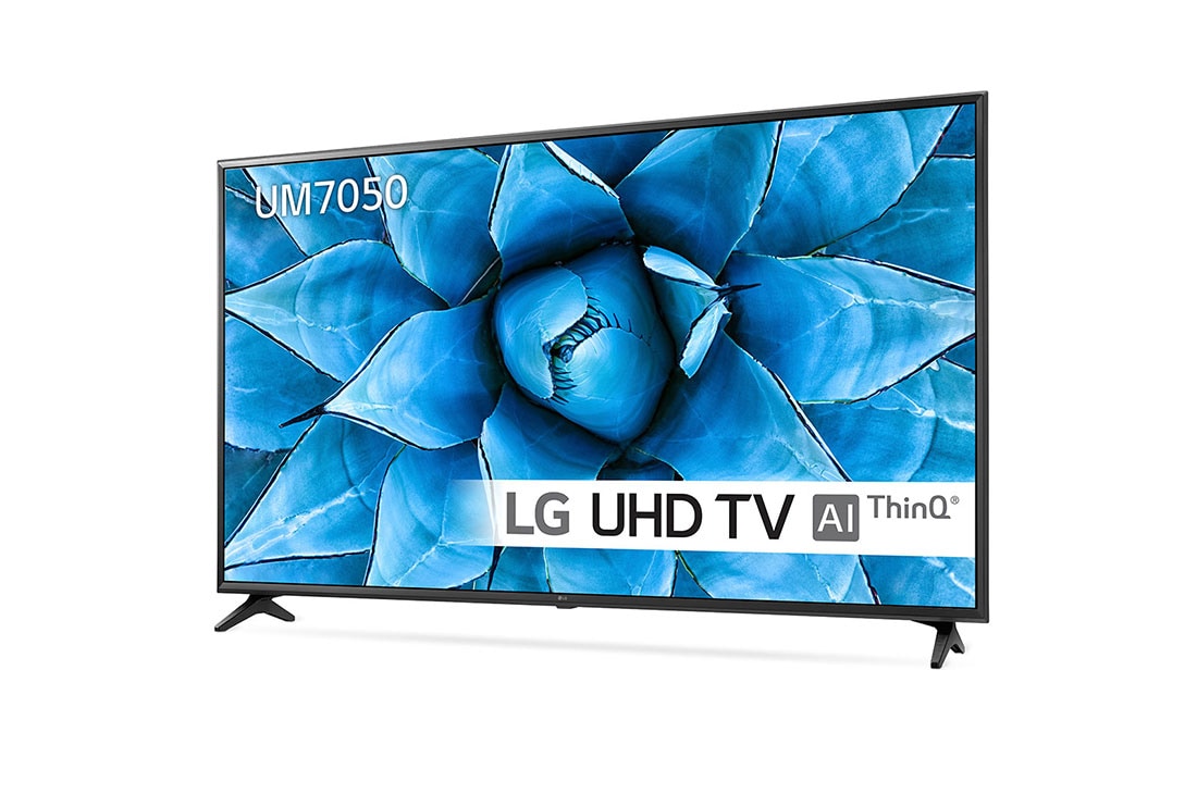 LG 65'' TV UHD 4K Quad Core Processor ThinQ AI, μπροστινή όψη, 65UM7050PLA, thumbnail 2