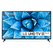LG 65'' TV UHD 4K Quad Core Processor ThinQ AI, μπροστινή όψη με εικόνα που γεμίζει την οθόνη, 65UM7050PLA, thumbnail 1