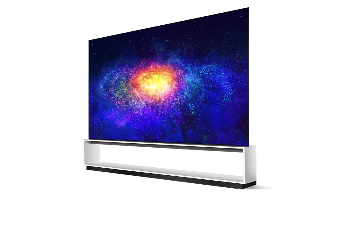 LG 88'' TV OLED 8K Έξυπνος Επεξεργαστής α9 3ης γενιάς, LG OLED88ZX9LA 60 Degree Side View, OLED88ZX9LA, thumbnail 3