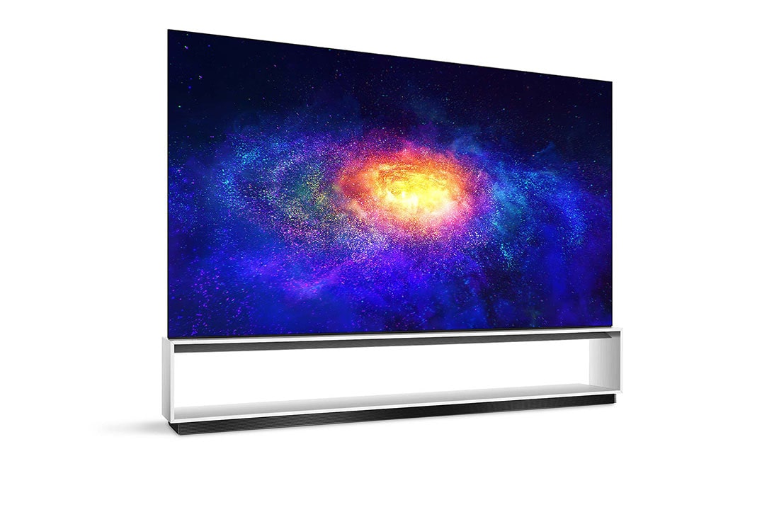 LG 88'' TV OLED 8K Έξυπνος Επεξεργαστής α9 3ης γενιάς, LG OLED88ZX9LA 30 Degree Side View, OLED88ZX9LA, thumbnail 6