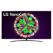 LG 75'' TV 4K NanoCell Quad Core Processor, μπροστινή όψη με εικόνα που γεμίζει την οθόνη, 75NANO796NF, thumbnail 1