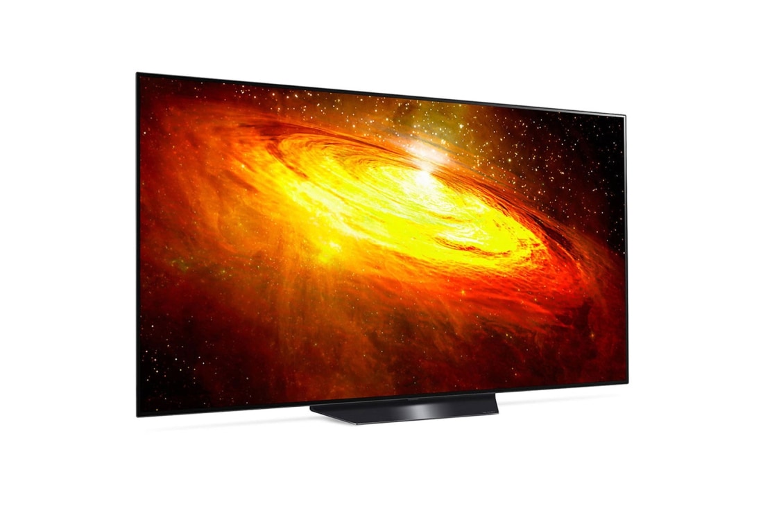 LG BX 55 ίντσες 4K Smart OLED TV, Πλαϊνή όψη 30 μοιρών με εικόνα που γεμίζει το χώρο, OLED55BX6LB, thumbnail 7