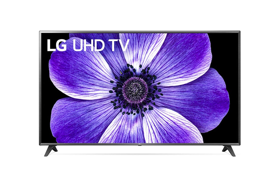 LG 75'' TV UHD 4K Quad Core Processor ThinQ AI, μπροστινή όψη με εικόνα που γεμίζει την οθόνη, 75UN70706LD