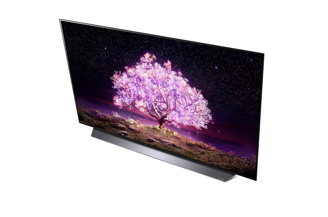 LG C1 55 inch 4K Smart OLED TV, κάτοψη άνω τμήματος και ελεγκτή, OLED55C14LB, thumbnail 8