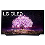 LG C1 55 inch 4K Smart OLED TV, μπροστινή όψη, OLED55C14LB, thumbnail 1