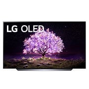 LG C1 65 inch 4K Smart OLED TV, μπροστινή όψη, OLED65C14LB, thumbnail 1