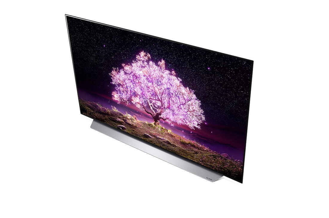 LG C1 48 inch 4K Smart OLED TV, κάτοψη άνω τμήματος και ελεγκτή, OLED48C15LA, thumbnail 8