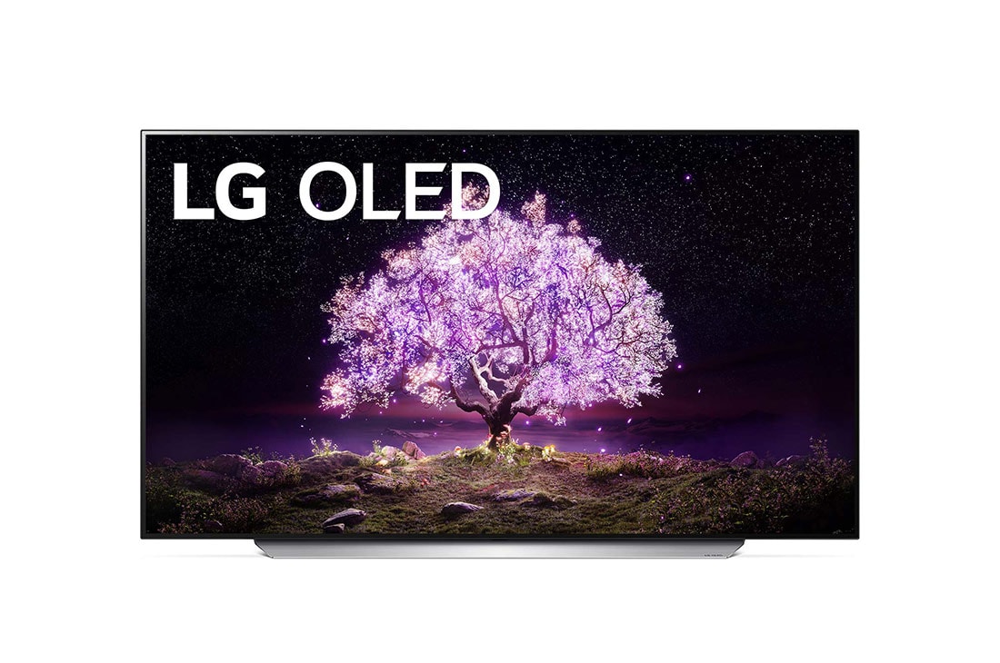 LG C1 65 inch 4K Smart OLED TV, μπροστινή όψη, OLED65C15LA