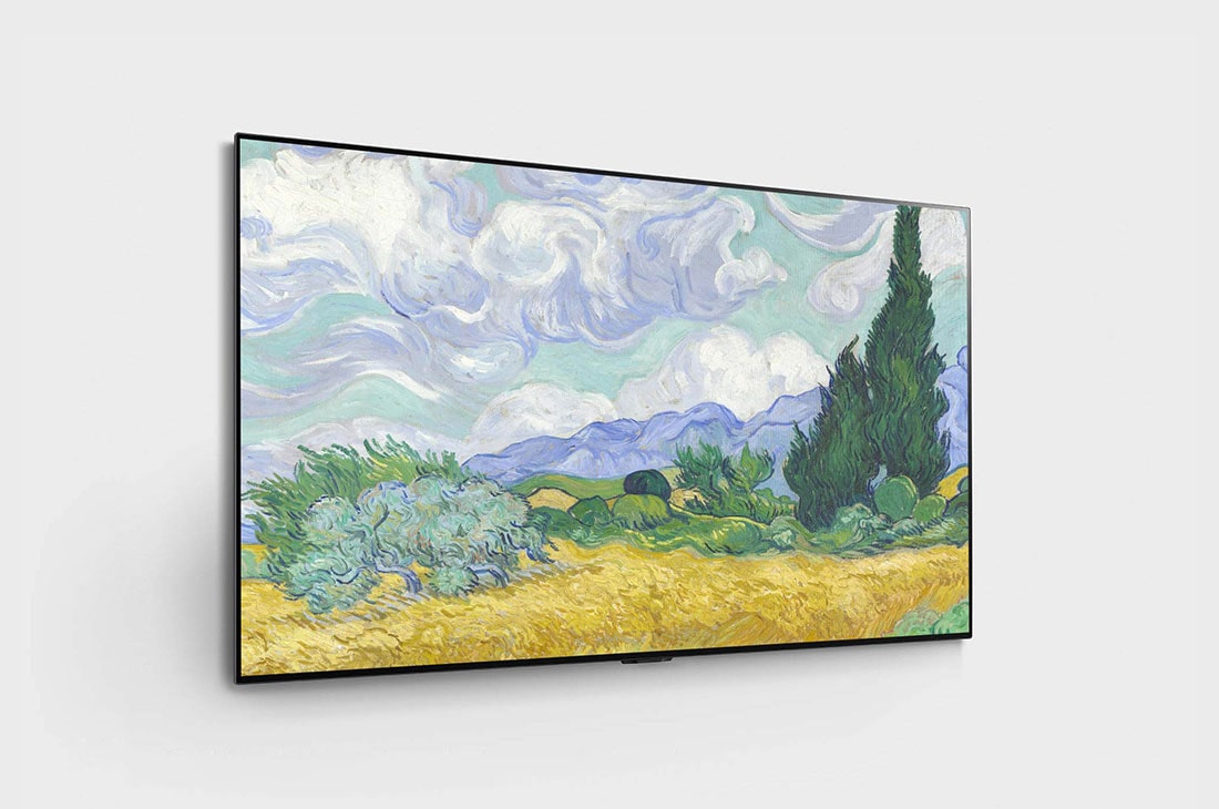 LG G1 55 ιντσών 4K Smart OLED TV, Πλαϊνή όψη σε γωνία +15 μοιρών, OLED55G16LA, thumbnail 6