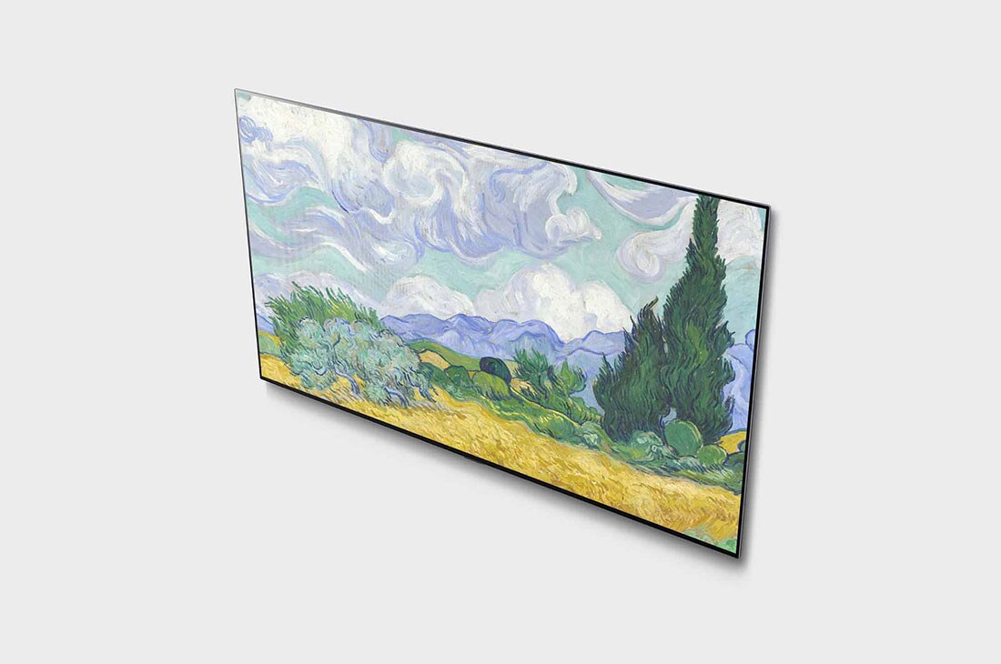 LG G1 77 ιντσών 4K Smart OLED TV, top perspective, OLED77G16LA, thumbnail 7