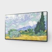 LG G1 77 ιντσών 4K Smart OLED TV, Πλαϊνή όψη σε γωνία -15 μοιρών, OLED77G16LA, thumbnail 2