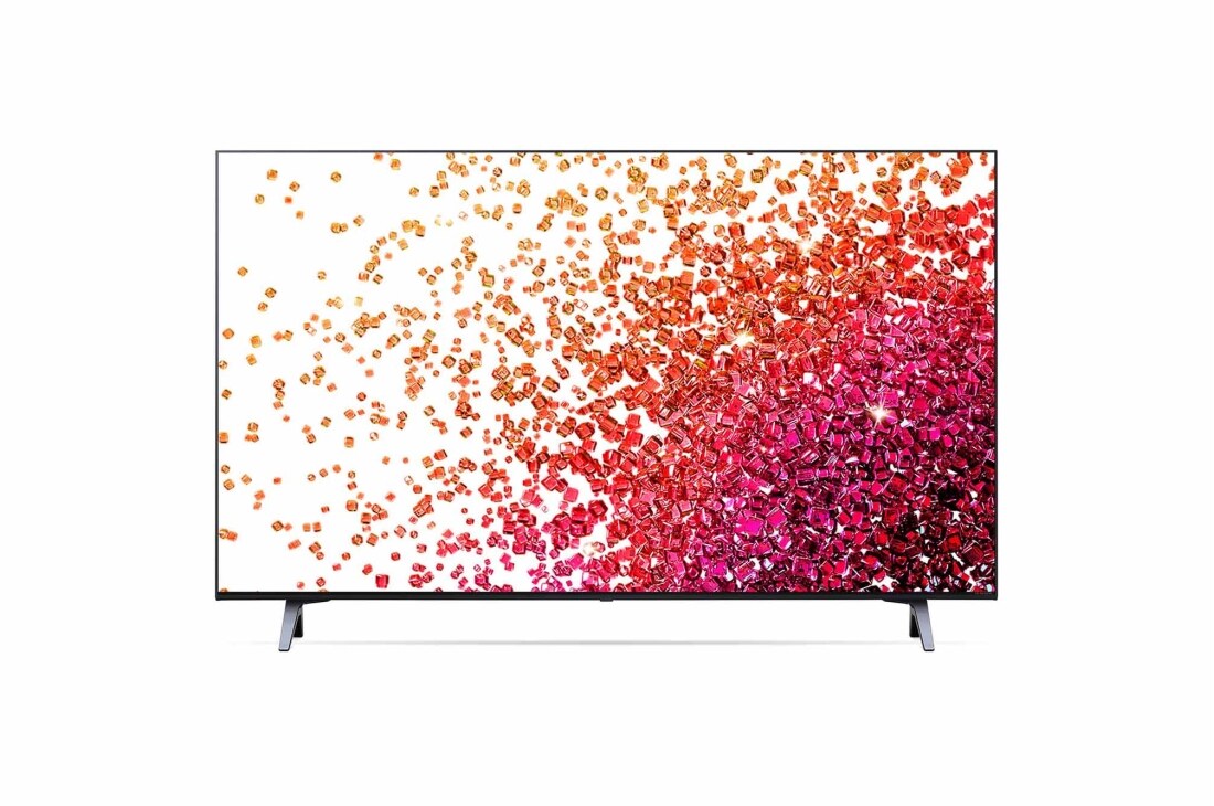 LG 43NANO756PR, μπροστινή όψη με εικόνα που γεμίζει το χώρο, 43NANO756PR, thumbnail 2