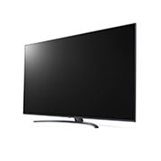 LG UQ81 4K Smart UHD TV 75 Ιντσών, Πλαϊνή όψη 30 μοιρών με εικόνα που γεμίζει το χώρο, 75UQ81006LB, thumbnail 3