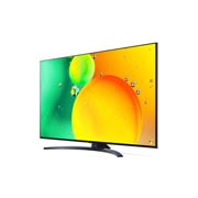 LG Nanocell σειρά 766QA 55 ιντσών, Πλαϊνή όψη 30 μοιρών με εικόνα που γεμίζει το χώρο, 55NANO766QA, thumbnail 4