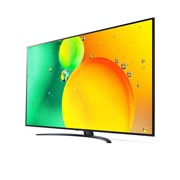 LG Nanocell σειρά 766QA 86 ιντσών, Πλαϊνή όψη 30 μοιρών με εικόνα που γεμίζει το χώρο, 86NANO766QA, thumbnail 3