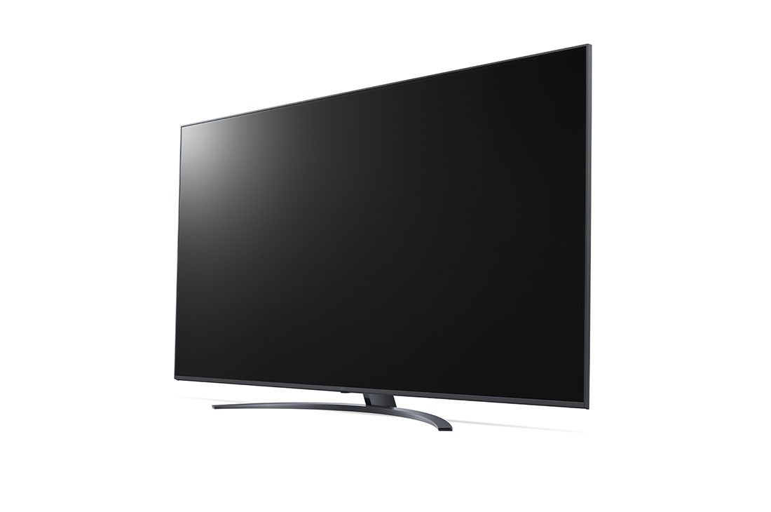 LG UQ81 4K Smart UHD TV 70 Ιντσών, Πλαϊνή όψη 30 μοιρών με εικόνα που γεμίζει το χώρο, 70UQ81006LB, thumbnail 3