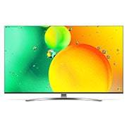 LG Nanocell σειρά 78QA 50 ιντσών, μπροστινή όψη με εικόνα που γεμίζει το χώρο, 50NANO786QA, thumbnail 2