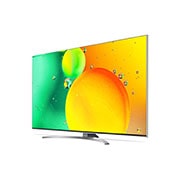 LG Nanocell σειρά 78QA 50 ιντσών, Πλαϊνή όψη 30 μοιρών με εικόνα που γεμίζει το χώρο, 50NANO786QA, thumbnail 4
