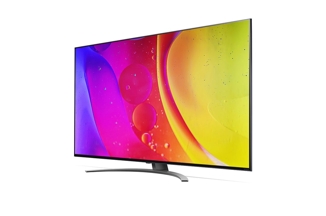 LG NanoCell σειρά 816QA 50 ιντσών, Πλαϊνή όψη 30 μοιρών με εικόνα που γεμίζει το χώρο, 50NANO816QA, thumbnail 3