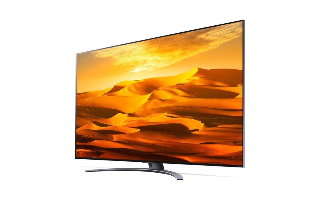 LG 65QNED916QA, Πλαϊνή όψη 30 μοιρών με εικόνα που γεμίζει το χώρο, 65QNED916QA, thumbnail 3