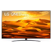 LG 65QNED916QA, Μπροστινή όψη της LG QNED TV με εικόνα που γεμίζει την οθόνη και λογότυπο του προϊόντος, 65QNED916QA, thumbnail 1