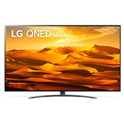 LG 75QNED916QA, Μπροστινή όψη της LG QNED TV με εικόνα που γεμίζει την οθόνη και λογότυπο του προϊόντος, 75QNED916QA, thumbnail 1