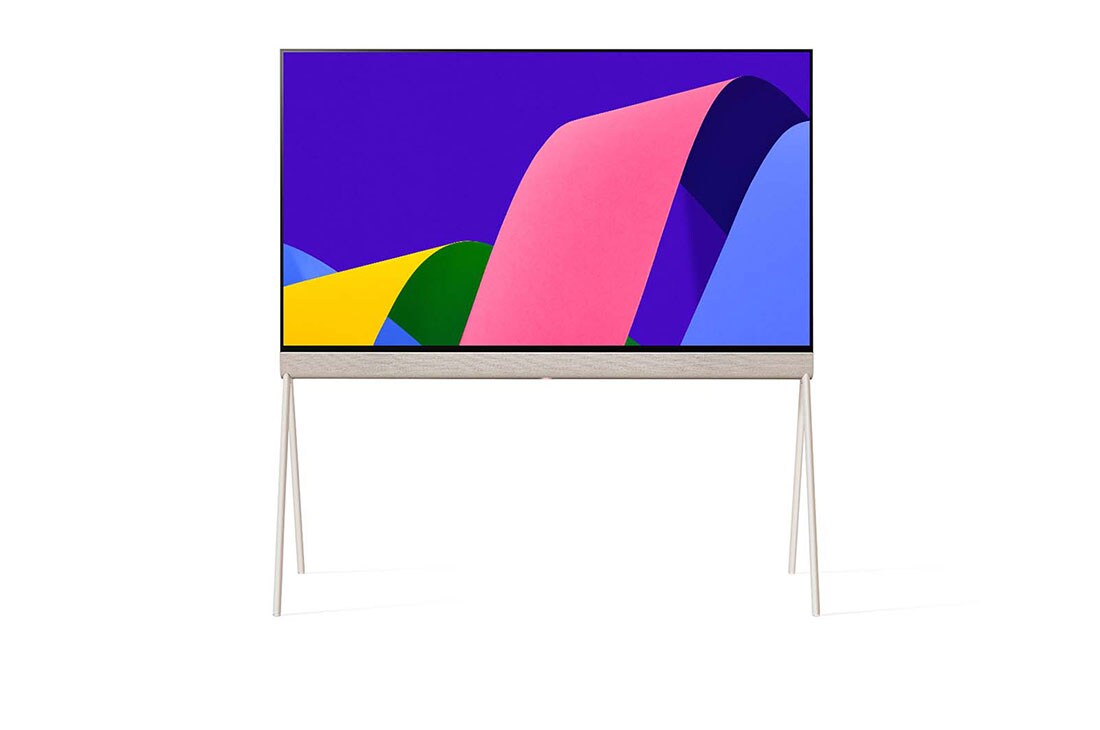 LG OLED evo|Objet Collection- Posé 4K OLED, Η Posé, όπως φαίνεται από μπροστά., 42LX1Q6LA