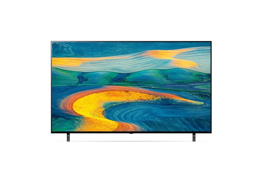 LG QNED QNED7S 55'' 4K Smart TV, μπροστινή όψη με εικόνα που γεμίζει το χώρο, 55QNED7S6QA, thumbnail 2