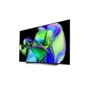 LG OLED evo C3 4K 83 ιντσών 2023, Αριστερή πλευρική όψη υπό ελαφριά κλίση., OLED83C36LA, thumbnail 3