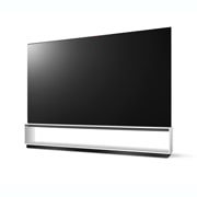 LG SIGNATURE OLED 8K Z3 88 ιντσών 2023, Αριστερή πλευρική όψη της LG OLED G3 στον τοίχο υπό ελαφριά κλίση, OLED88Z39LA, thumbnail 2