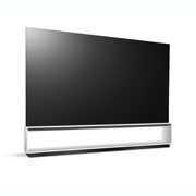 LG SIGNATURE OLED 8K Z3 88 ιντσών 2023, Δεξιά πλευρική όψη της LG OLED G3 στον τοίχο υπό ελαφριά κλίση, OLED88Z39LA, thumbnail 6