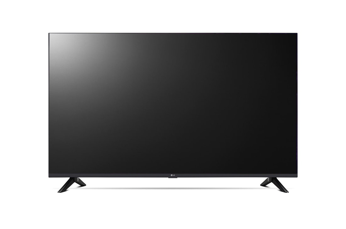 LG UHD UR73 4K 43 ιντσών Smart TV, 2023, 'μπροστινή όψη χωρίς εικόνα που γεμίζει τον χώρο, 43UR73006LA