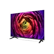 LG UHD UR73 4K 43 ιντσών Smart TV, 2023, 'πλαϊνή όψη σε γωνία 90 μοιρών, 43UR73006LA, thumbnail 4