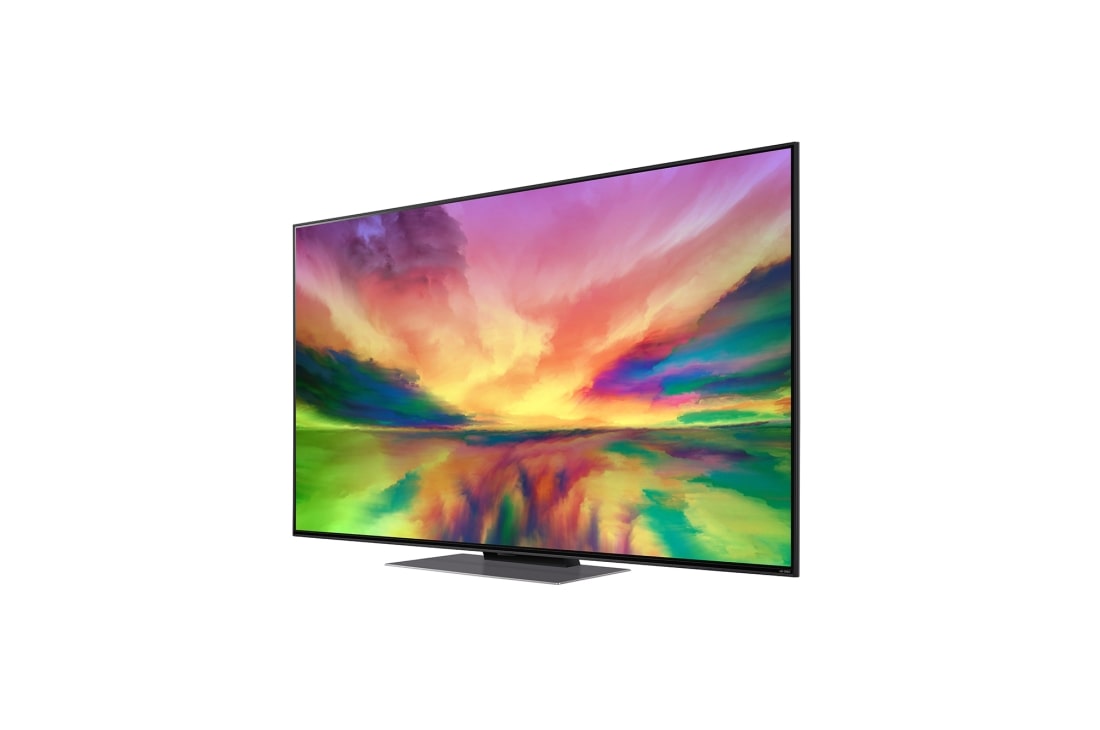 LG QNED LED 4K QNED82 55 ιντσών, 2023, Πλαϊνή όψη 30 μοιρών με εικόνα που γεμίζει το χώρο, 55QNED826RE, thumbnail 3
