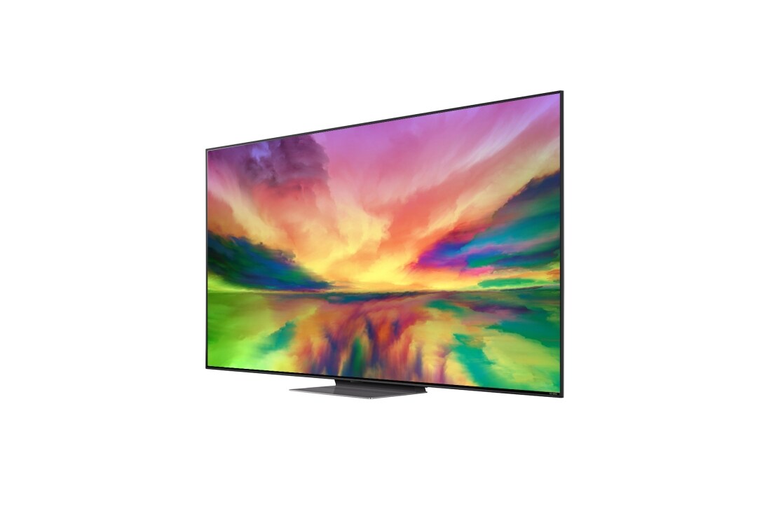 LG QNED LED 4K QNED82 75 ιντσών, 2023, Πλαϊνή όψη 30 μοιρών με εικόνα που γεμίζει το χώρο, 75QNED826RE, thumbnail 3