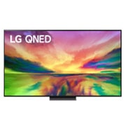 LG QNED LED 4K QNED82 75 ιντσών, 2023, Μπροστινή όψη της LG QNED TV με εικόνα που γεμίζει την οθόνη και λογότυπο του προϊόντος, 75QNED826RE, thumbnail 1