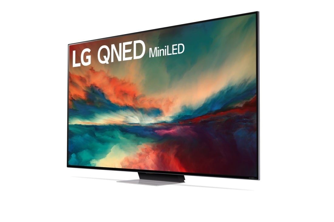 LG QNED Mini LED 4K QNED86 55 ιντσών, 2023, side view, 55QNED866RE, thumbnail 3