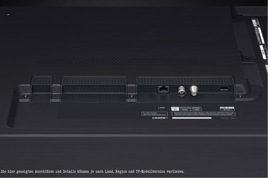 LG QNED Mini LED 4K QNED86 55 ιντσών, 2023, close-up view of bezel, 55QNED866RE, thumbnail 12