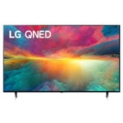 LG QNED QNED75 75 ιντσών 4K Smart TV, 2023, Μπροστινή όψη της LG QNED TV με εικόνα που γεμίζει την οθόνη και λογότυπο του προϊόντος, 75QNED756RA, thumbnail 1
