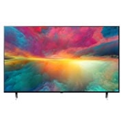 LG QNED QNED75 75 ιντσών 4K Smart TV, 2023, μπροστινή όψη με εικόνα που γεμίζει το χώρο, 75QNED756RA, thumbnail 2