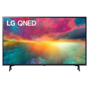 LG QNED QNED75 43 ιντσών 4K Smart TV, 2023, Μπροστινή όψη της LG QNED TV με εικόνα που γεμίζει την οθόνη και λογότυπο του προϊόντος, 43QNED756RA, thumbnail 1