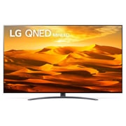 LG 86QNED916QE, Μπροστινή όψη της LG QNED TV με εικόνα που γεμίζει την οθόνη και λογότυπο του προϊόντος, 86QNED916QE, thumbnail 1