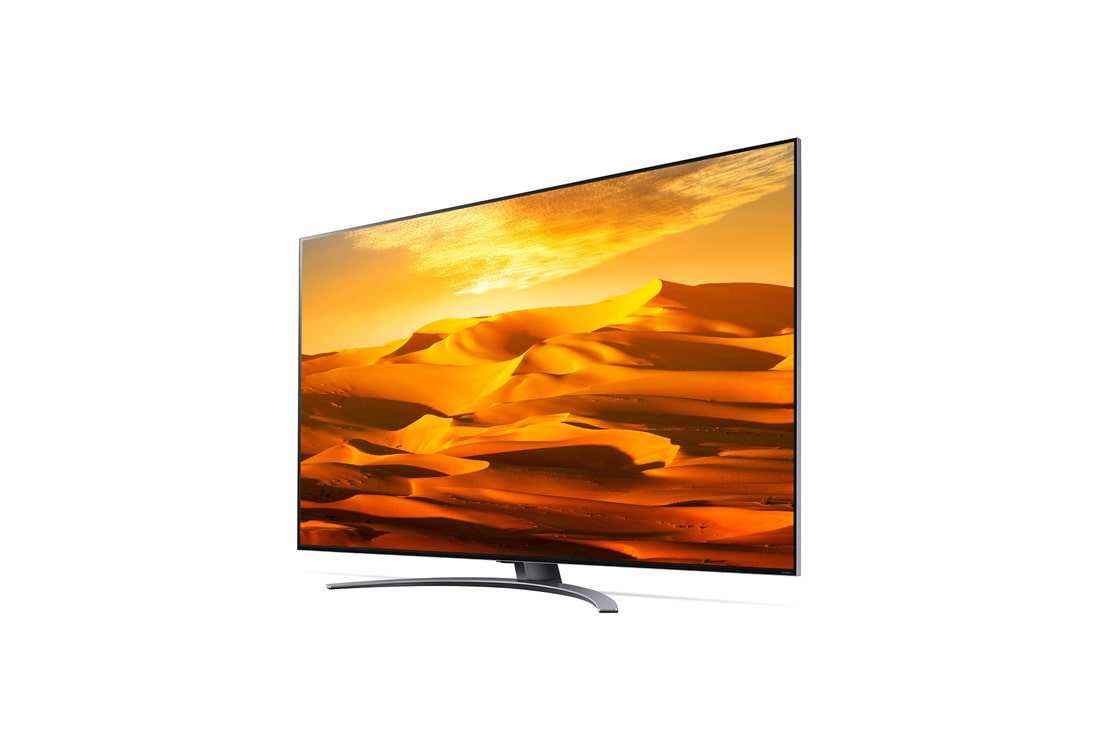 LG 65QNED916QE, Πλαϊνή όψη 30 μοιρών με εικόνα που γεμίζει το χώρο, 65QNED916QE, thumbnail 3