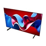 LG OLED 42 ιντσών evo AI C4 4K Smart TV OLED42C4, Άποψη της LG OLED evo TV, OLED C4 υπό γωνία από κάτω, OLED42C45LA, thumbnail 8