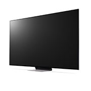 LG Τηλεόραση 86 ιντσών LG QNED MiniLED AI QNED91 4K Smart TV 86QNED91, Ελαφρώς γωνιακή, αριστερόστροφη πλαϊνή όψη της LG QNED TV, QNED90, 86QNED91T6A, thumbnail 3
